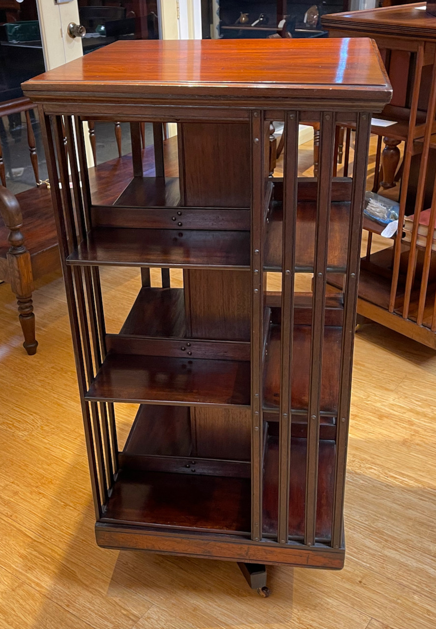 Antique Australian Cedar Revolving Bookcase The Merchant of Welby